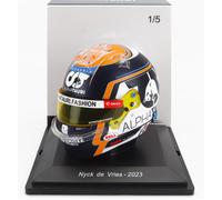 SPARK 1/5 BELL HELMET F1 CASCO AT04 ALPHA TAURI 2023 NYCK DE VRIES MODELLINO