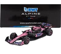SPARK 1/64 ALPINE A524 ABU DHABI GP 2024 JACK DOOHAN MODELLINO AUTO F1 STATICO