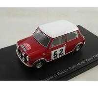 Spark BMC Cooper S #52 Makinen winner Rally Monte Carlo 1965 1/43 S1193