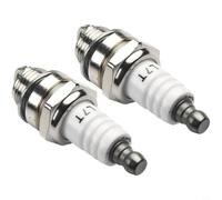 Spark, confezione da 2 RJ19LM 2513202, per filettatura M14, lunghezza 9,5 mm, tenuta piatta soppressa, per tosaerba e manutenzione di attrezzature da giardino