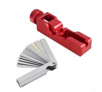 Spark Gap Tool Kit con 32 spessimetri lama per 10 mm 12 mm 14 mm 16 mm Spark adatto per manutenzione motore auto e moto (nero)