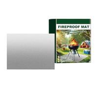 Spark Guard Shield - Tappetino da fuoco, resistente al calore per esterno, patio con spruzzatore a fuoco nel cortile | Il tappetino resistente al carbone non infiammabile
