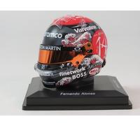 Spark Helmet #14 Fernando Alonso Aston Martin F1 Japanese GP 2024 1/5 5HF178