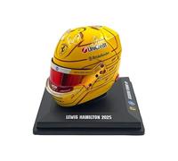 Scuderia F1 Team, Ufficiale LookSmart Spark Model, Lewis Hamilton 2025 Special Edition Fiorano Test 1/5 Scala Mini Casco, Giallo