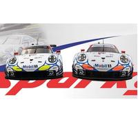 Spark Model PORSCHE 911 RSR N.911/N.912 PETIT LE MANS 2018 SET 1:64