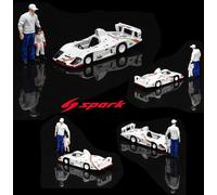 Spark Model PORSCHE LITTLE BIG MANS SET WITH FIGURINE 1:43