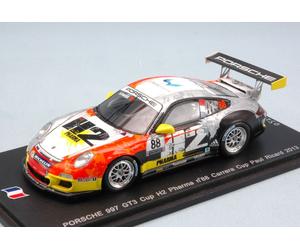 SPARK MODEL SF073 PORSCHE 997 GT3 N.88 CARRERA CUP PAUL RICARD 2013 H.HASSID 1:4