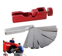 Spark Plug Gapper, Alloy Spark Plug Gapping Tool Feeler Measuring Tool, Efficient Spark Plug Adjustment Spark Plug Gaps Tool for Families Friends, Spark Plug Adjustment
