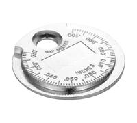Spark Plug Gapper, Coin-Style Gap Gauge, 0.6-2.4mm Precision Scale, Metal Tool, Ideal For Motorcycle, Automotive, Truck Maintenance, Engine Tuning Use