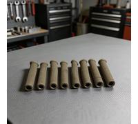 Spark Wire Heat Shield Sleeve 8 Count per uso più tipi di veicoli, tra cui costruzioni personalizzate e restauri di fabbrica (titanio)