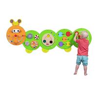 Spark & Wow Caterpillar Activity Wall Panels - età 18 m Plus - Montessori Sensory Wall Toy - 6 attività - Tavola occupata - Decorazione per la Stanza dei Bambini