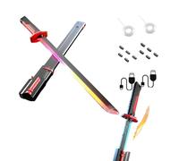 Sparkblade Sword with Sparks, Sparkblade Sword Flash, with Spray system and Gradient light, Multicolor LED Lights, for Cosplay, Halloween, and Display (Red)