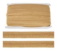 Sparkeads Nastro in poliestere con frange da 25 m, larghezza 25 mm, frange in pizzo, per cucito, trapuntatura, fai da te, decorazione della casa, colore: bordeaux