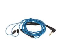 SparkFeng Cavo di ricambio per cuffie con microfono, cavo per auricolari a nucleo OFC per SE215, SE315, SE535, SE846, cavo intrecciato MMCX a 3,5 mm con telecomando in linea per e (Blu)