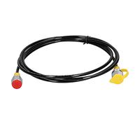 SparkFeng M16x2 - Raccordo rapido per Tubo a Bassa Pressione 1/4BSP, Tubo Nero Resistente all’invecchiamento ad Alta Pressione e all’Olio, Ideale per la Carica di azoto e per i Test di Press