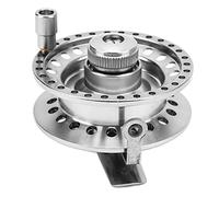 SparkFeng Mulinello da zattera Completamente in Metallo, Bobina per Pesca sul Ghiaccio, Mulinello da Pesca con Corpo in Lega di Alluminio, Mulinello Compatto Portatile per la Pesca con Mosca (BLT60)