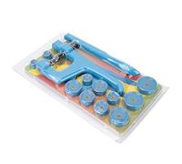 SparkFeng Pinza a morsetto per orologi, set di pressa per fondello, strumento da orologiaio con 9 matrici e 2 tappetini per la riparazione del fondello dell'orologio, design ergonomico dell'