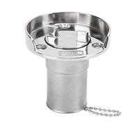 SparkFeng Riempitore per Ponte di Barca da 1,5 Pollici con Tappo, Bocchetta di rifornimento Carburante Marino, riempitore in Acciaio Inox 316 per Gas e, Adatto a Yacht, Camion