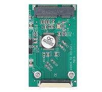 SparkFeng Scheda riser in ABS verde, adattatore mSATA a SSD CE/ZIF, adattatore per unità a stato solido per sistemi e Fujitsu Mini PCI-E, design compatto da 63 mm con installazione