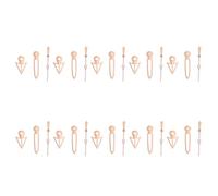 SparkFeng Set di 10 lancette luminose per orologio, lancette delle ore, dei minuti e dei secondi per movimento NH35 e NH36, super luminescenza al buio, ricambi in metallo facili da (SK-26)