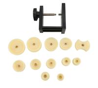 SparkFeng Set di strumenti professionali per la pressatura degli orologi, chiusura manuale della cassa posteriore dell’orologio con 12 matrici in nylon per la riparazione degli orologi, la