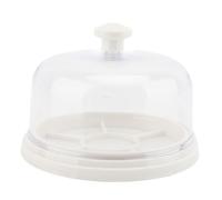 SparkFeng Watch Movement Dust Cover with 6 Compartments, Anti Dust Tray for Watch Parts Storage, Transparent Moistureproof Organizer Box for Watchmakers and Repair Technicians