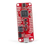 SparkFun Thing Plus - Scheda di sviluppo SAMD51 Potente microcontrollore con sistema Qwiic connect e caricabatterie LiPo regolato integrato Non richiede saldatura.