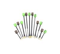 SPARKHOBBY Lollipop 5 RHCP/LHCP 5.8G 2.8dBi Mini FPV Antenna SMA/RP-SMA/MMCX-Straight/MMCX-Angle/UFL for RC Transmitter Receiver Drones DIY (R 100mm MMCX-A Black)