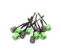 SPARKHOBBY Lollipop 5 RHCP/LHCP 5.8G 2.8dBi Mini FPV Antenna SMA/RP-SMA/MMCX-Straight/MMCX-Angle/UFL for RC Transmitter Receiver Drones DIY (L 155mm SMA Green)