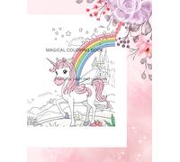Sparkle and Magical, Princess Fairy Unicorn Coloring Book