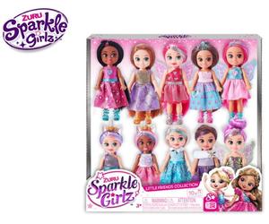 Sparkle Girlz Fantasy Little Friends Collection Set 10 Mini Doll100339