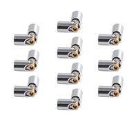Sparkleiot 10pcs Metallo Universale Giunto 3L Nuovo Aggiornato Lega di Alluminio Compatibile con Legoeds Mattoni MOC Funzioni di Alimentazione 61903 Albero Accoppiamento 62520
