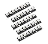 Sparkleiot 8 Bit WS2812 RGB LED Stick 8 X WS2812B 5050 Full Color RGB LED Module Driver integrati per Arduino Raspberry Pi ESP32 Centro Commerciale Illuminazione Decorazione Domestica Confezione da 5