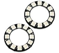 Sparkleiot WS2812B - Anello LED RGB con 12 LED Driver, per Arduino ESP32, 2 pezzi