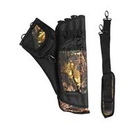 Sparklenut Faretra per tiro con l'arco, faretra per frecce sui fianchi, supporto per frecce a 4 tubi, borsa regolabile per tiro con l'arco, adatta per arco composto e arco ricurvo (faretra standard)