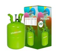 SPARKLERS CLUB® - Bottiglia di gas elio per 20 palloncini gonfiabili, caramella da 0,17 m3, bottiglia usa e getta, palloncino per compleanno, matrimonio e festa, consegna 24/48 ore