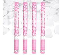 SPARKLERS CLUB® Canone con coriandoli a forma di cuore, 60 cm, confezione da 4 pezzi