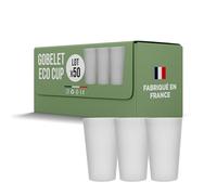 SPARKLERS CLUB ECOCUP - Set di 50 bicchieri riutilizzabili da 30 cl, usa e getta, birra e riutilizzabile, in polipropilene, presa facile, bicchiere eco Cup per qualsiasi evento