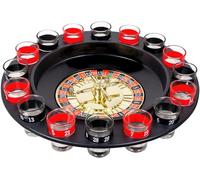 SPARKLERS CLUB Gioco Roulette 30 cm - Gioco per aperitivo Roulette 16 bicchieri e 2 sfere, ideale per la serata tra amici Capodanno, aperitivo e vigilia del 31 dicembre