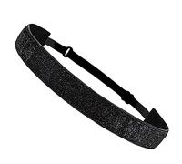Sparkles Gitters Fasce per capelli antiscivolo Corsa elastica Ragazze Sport Velluto Tessuto Elastico Brilla Accessori elastici per capelli