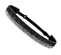 Sparkles Gitters Fasce per capelli Antiscivolo Fasce per corsa Elastiche per ragazze Sport Velluti Tessuto Elastico Brilla elasticizzata per le donne
