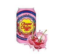 Sparkling -Chupa Chups- 5 Lattine da 345ml Gusto Cherry Bubble Gum