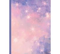 Sparkling Cosmos Password Organizer with A-Z Printed Tabs: For the Overwhelmed, Too Tired, Too Busy to Remember | Large Size and Print | For Women, Girls