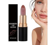 Sparkling Lip Gloss Stick, Waterproof Glitter Lipstick, Quick Apply Shiny Cosmetic, Easy Carry Extra, Stylish Beauty Aid with Modern Design, Handy Makeup Support for Girls Wife Girlfriend Commuting