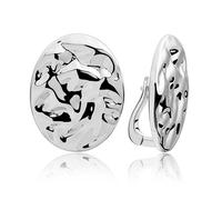 Sparkling Oval silver Orecchini EAS26