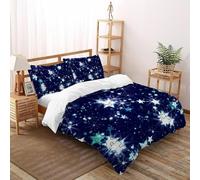 Sparkling stelle Set Di Biancheria Da Letto Carteeone animato artee Copripiumino 2 Pezzi Comfort Fibra Ultra-fine Per Coppia Adulti Doppia Con Cerniera E Federa King(220x240cm)