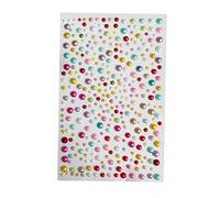 Sparkling Strass Perle Viso Gioielli Gemme Adesivi Moda Bellezza Diamanti Accessori Per Feste