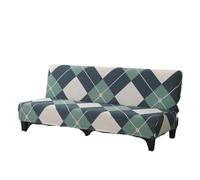 SparklWLeaf Copridivano senza braccioli Copridivano letto pieghevole in spandex elasticizzato con doppio sedile for soggiorno(Color 3,S (120-150cm))