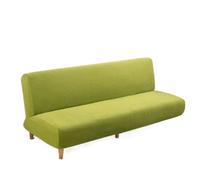 SparklWLeaf Copridivano senza braccioli Polar Fleece Fabric Armless Sofa Bed Cover Solid Color Without Armrest Big Elastic Folding Furniture Decoration(Color 4,S 120-155cm)