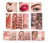 Sparkly Eyeshadow Palette Book - Matte Makeup Book,Multi-Functional Long-Lasting Cosmetic Eyeshadow Palette with Pearlescent and Matte Finishes | For Women, Lady, Mother | Festival, Party, Dating, Sta